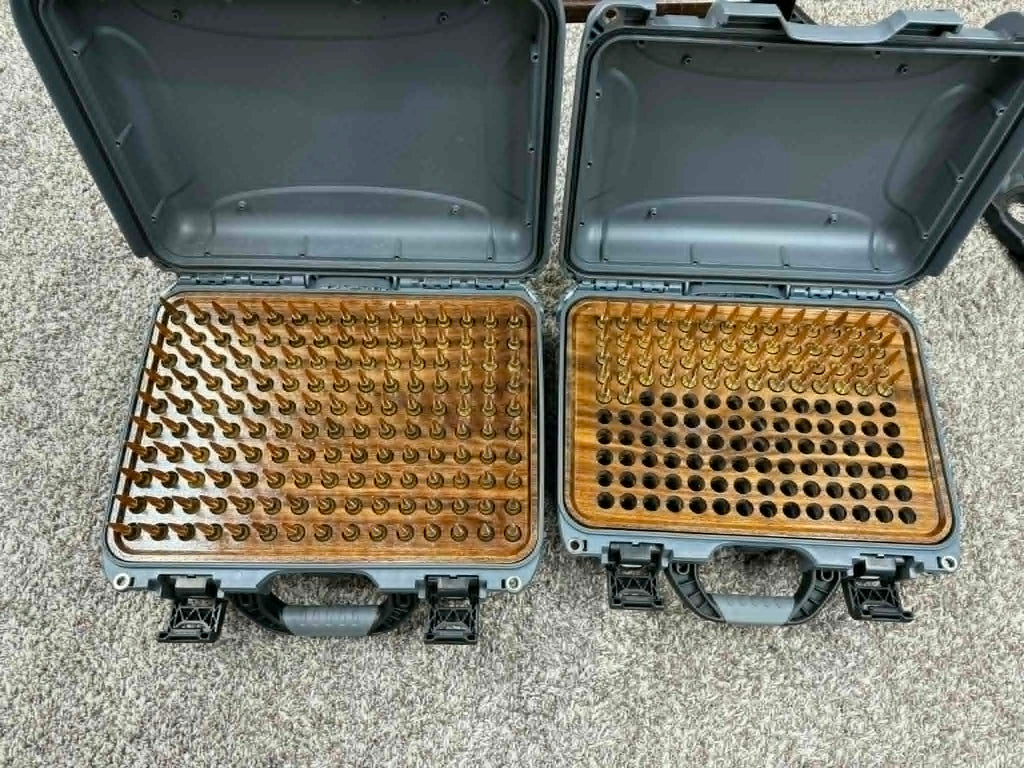 NANUK Hard Wood or Acrylic Inlay Ammo Case