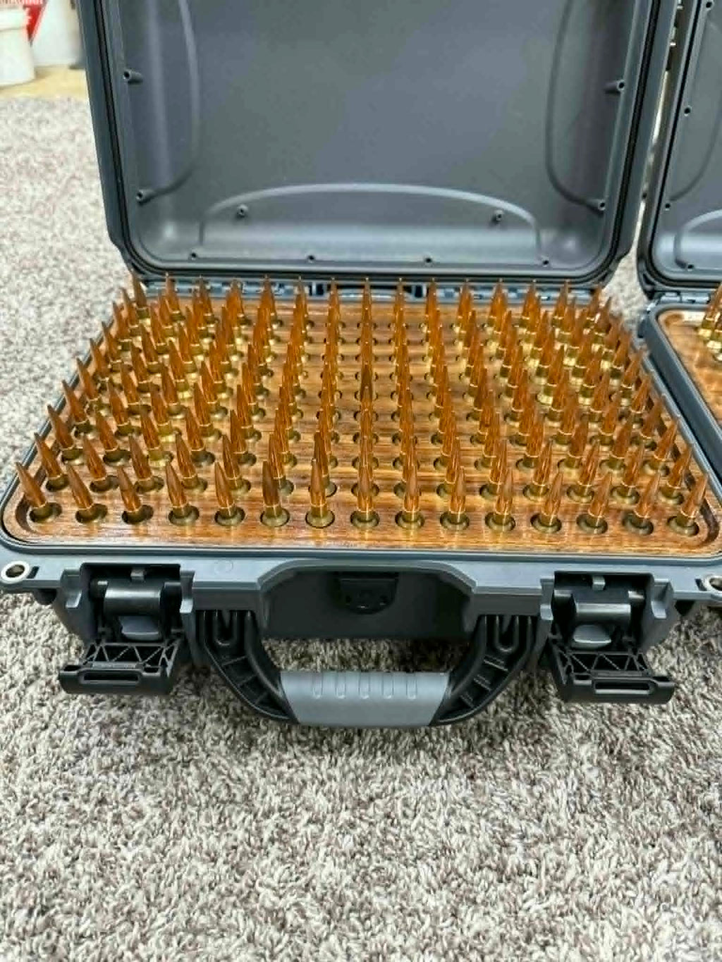 NANUK Hard Wood or Acrylic Inlay Ammo Case